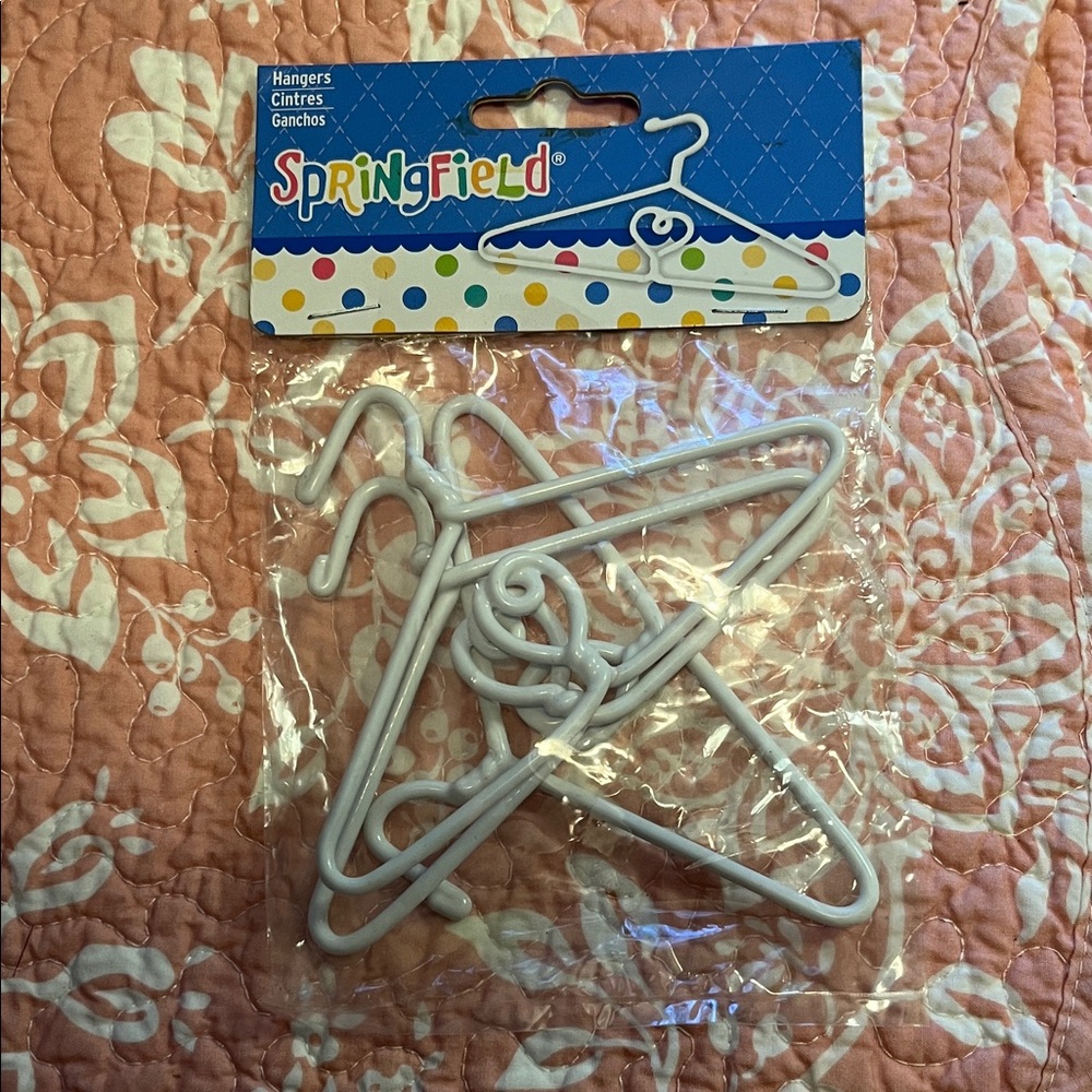 White Doll Hangers for 18” Dolls